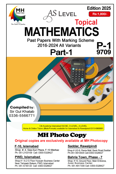 9701 Mathematics P1 Part1