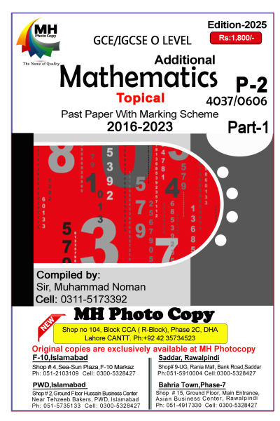 0437 Add Math P2 Part1