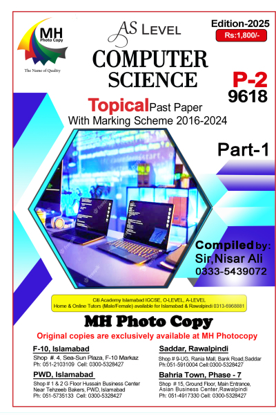 9618 Computer Science P2 Part1