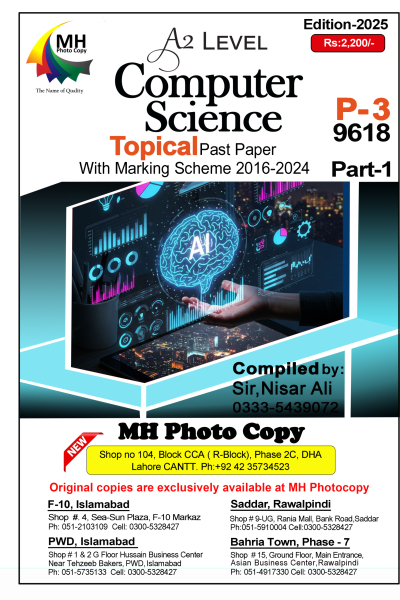 9618 Computer Science P3 Part1