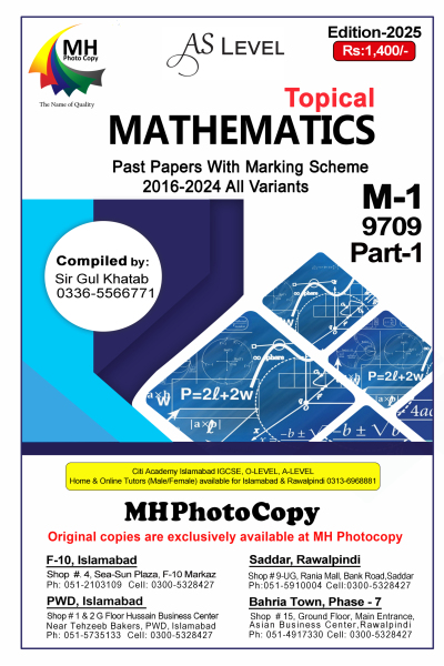 9701 Mathematics M1 Part1