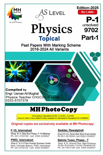 9702 Physics P1 Part1