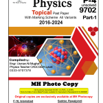9702 Physics P4 Part1