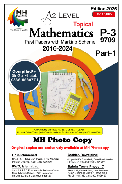 9709 - Mathematics P3 (Part 1 - Part 2)
