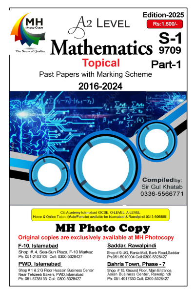9709 - Mathematics S1 (Part 1 - Part 2)