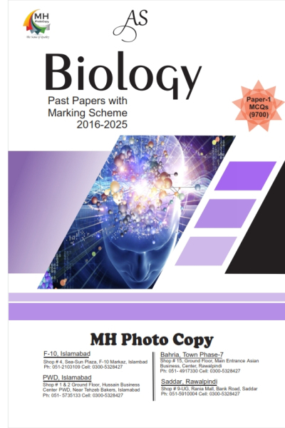9700 - Biology (MCQs) Paper 1
