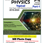 0625-Physics (Theory) Paper 4 (Part 1- Part 2)