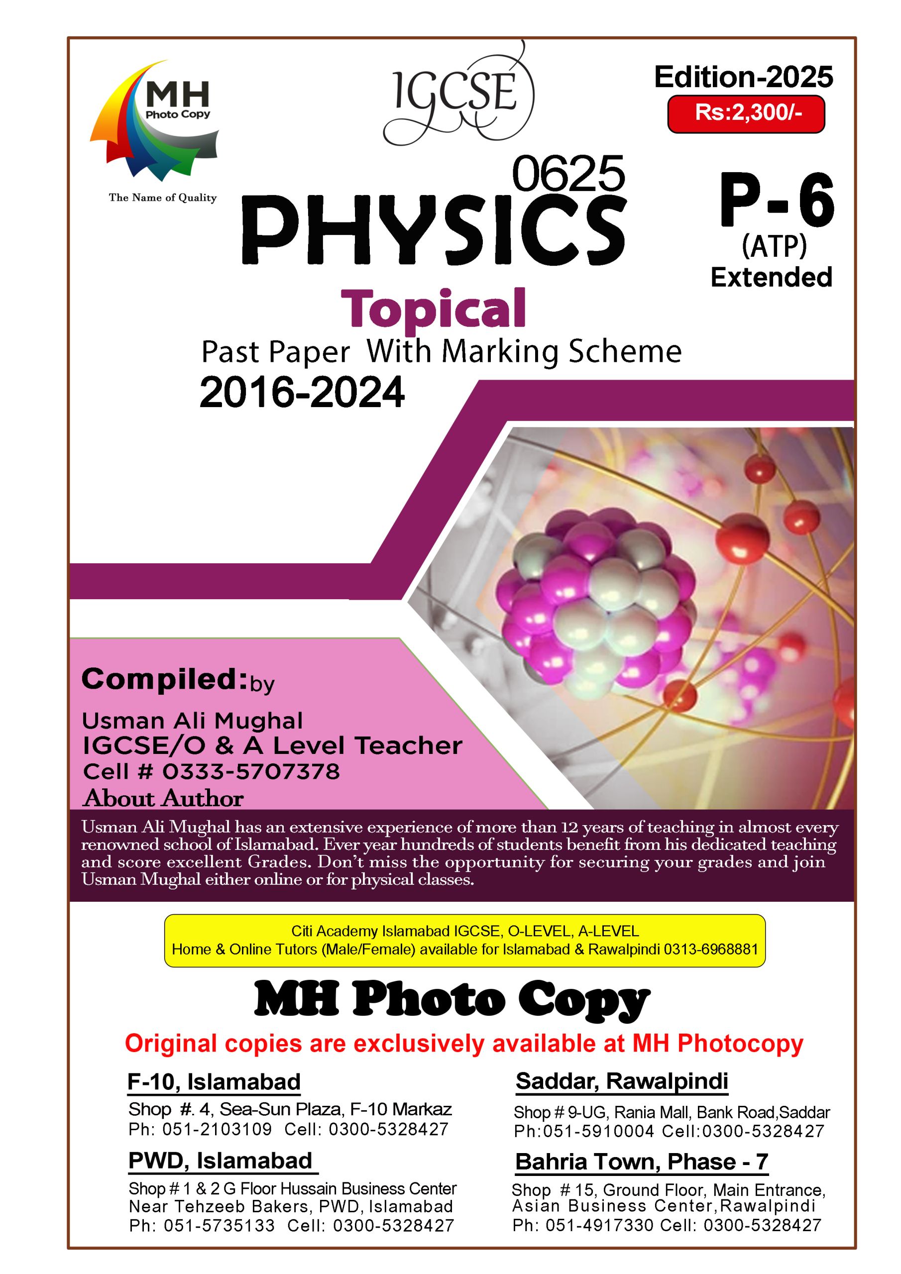 0625- Physics (ATP) Paper 6