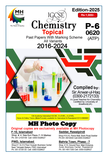0620-Chemistry (ATP) Paper 6